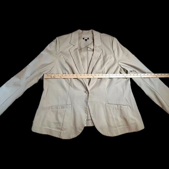 Lane Bryant Khaki Blazer 22W Minimalist Workwear suit jacket business casual - Picture 6 of 6